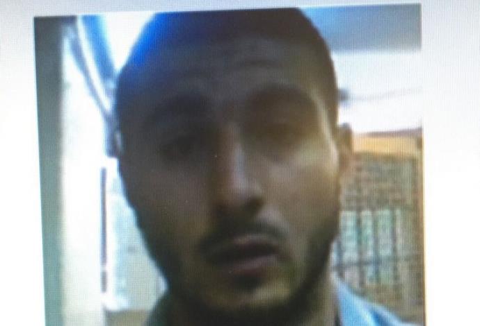 מוסא מוחמד עג'לוני, החשוד בדקירת שני לוחמי מג"ב בירושלים (צילום:  דוברות שב"כ)