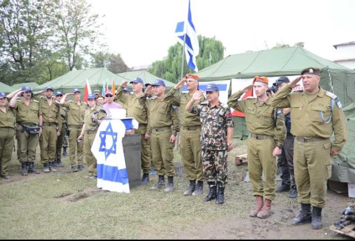 בית החולים הצבאי בנפאל  (צילום:  דובר צה"ל)