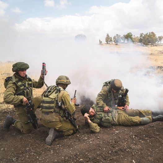 לוחמי גדוד 605 של חיל ההנדסה (צילום: דובר צה''ל)